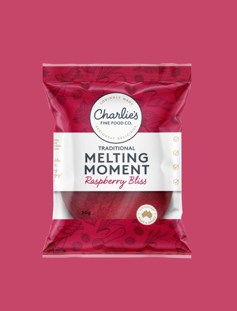 Raspberry Bliss Melting Moments 50g Individually Wrapped (24 pieces ...