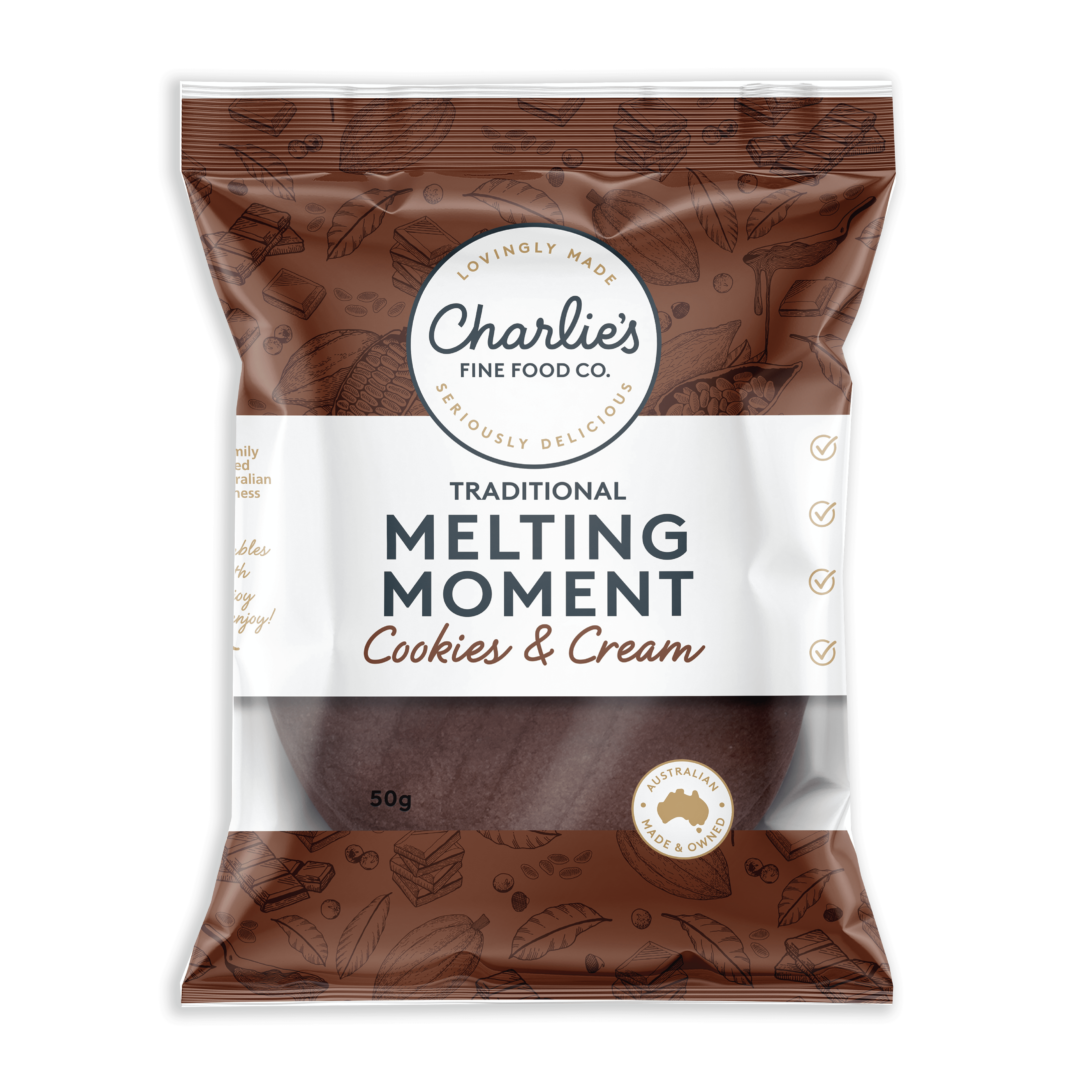 50g Cookies and Cream Melting Moment