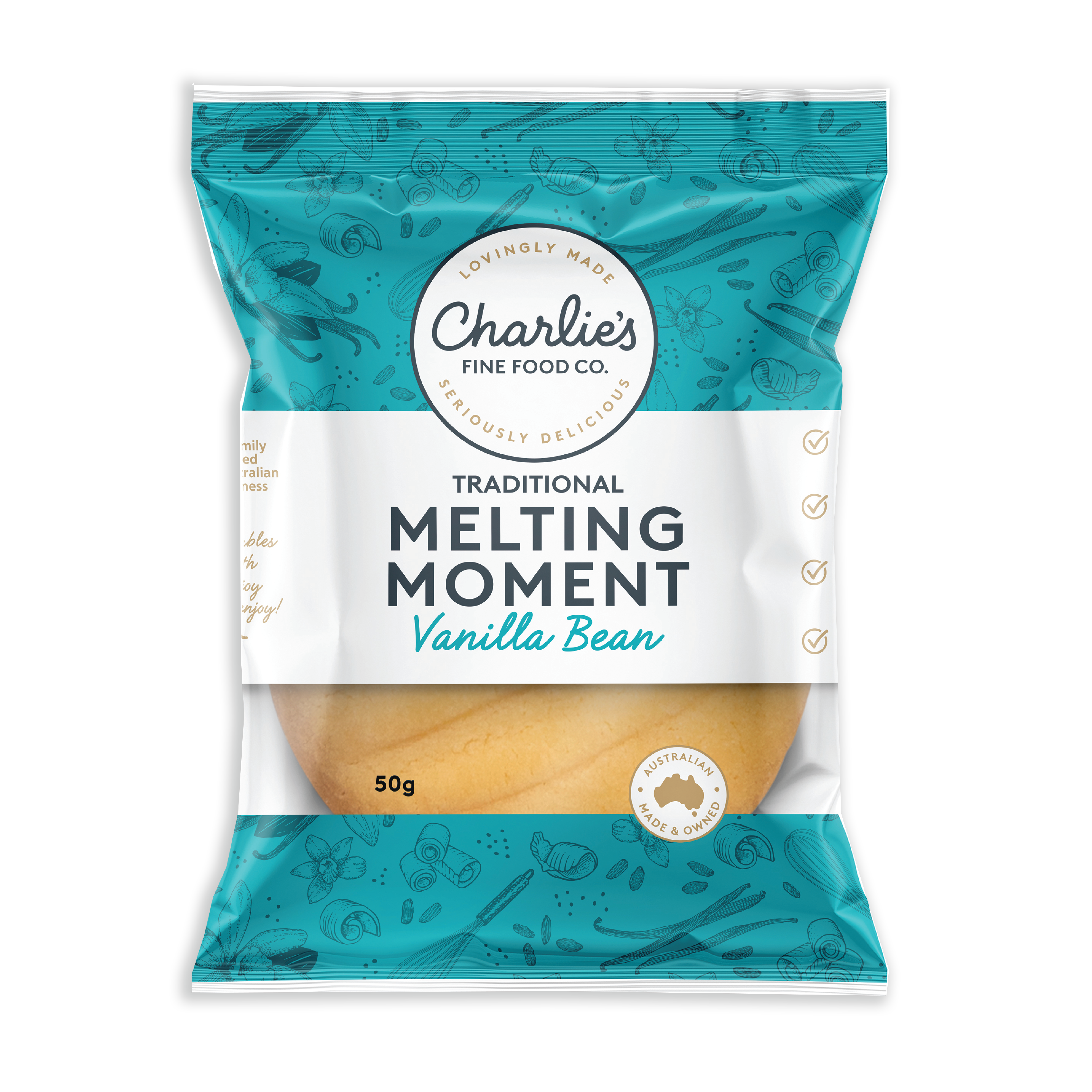 50g Vanilla Bean Melting Moment